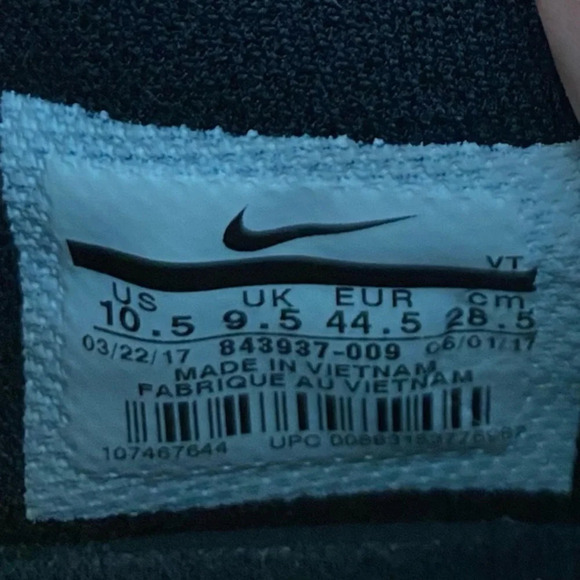 Men’s NIKE Speed 4 Running Training  Shoes Size 10.5 Black - Picture 10 of 10